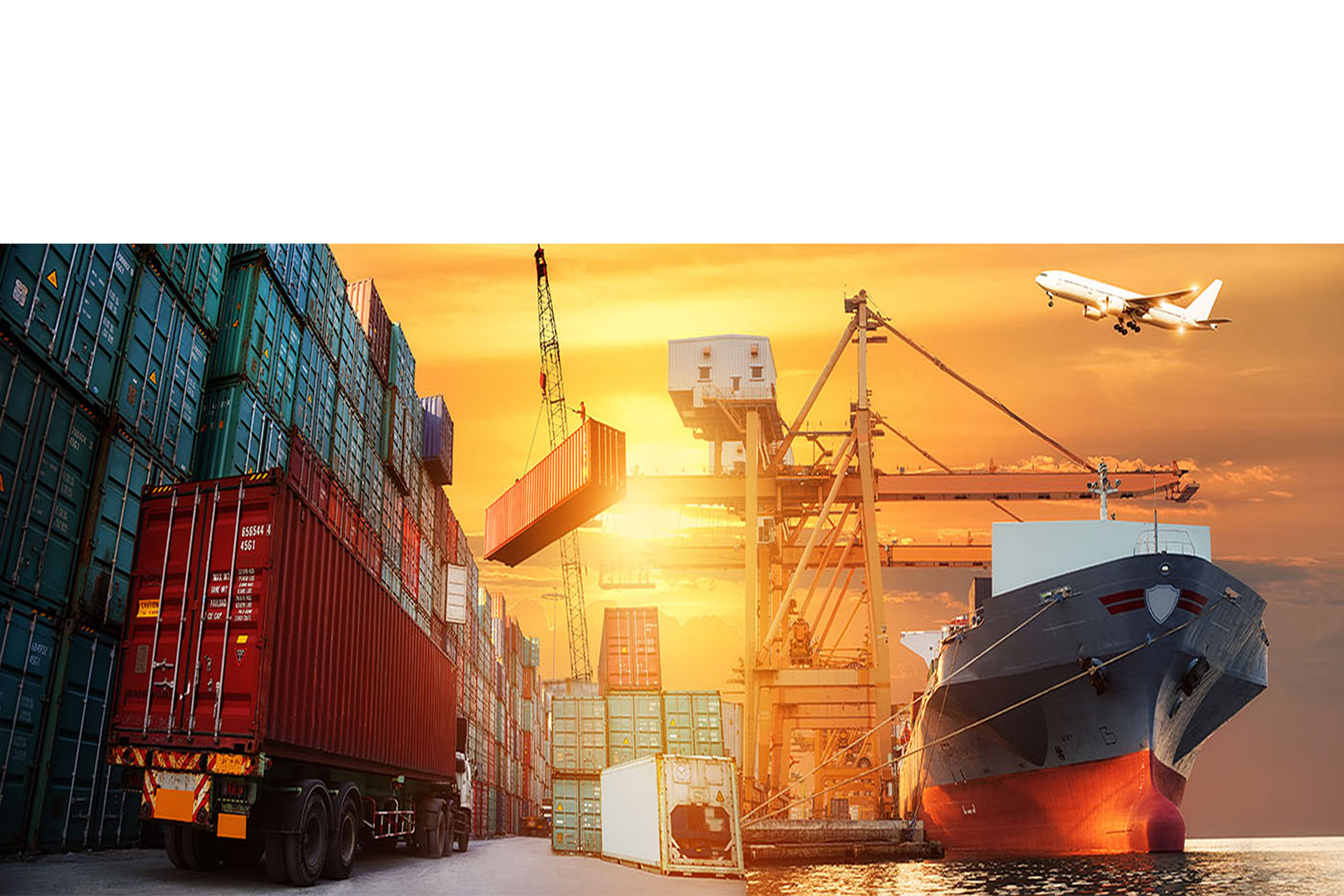 Integrated ocean, air and road logistics